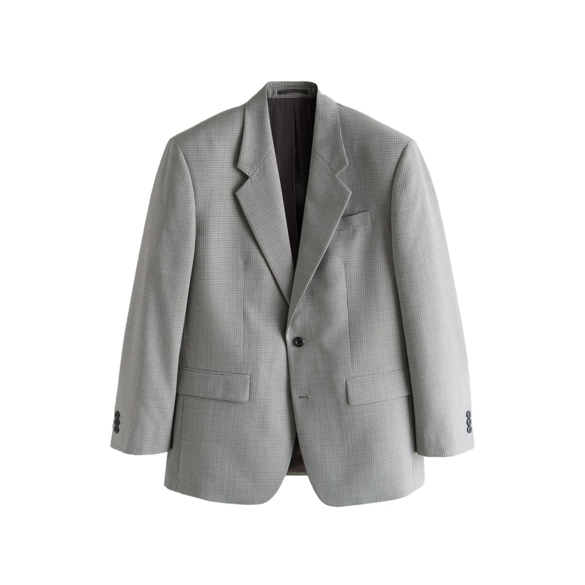 Veste de costume en laine pied-de-poule, NEXT