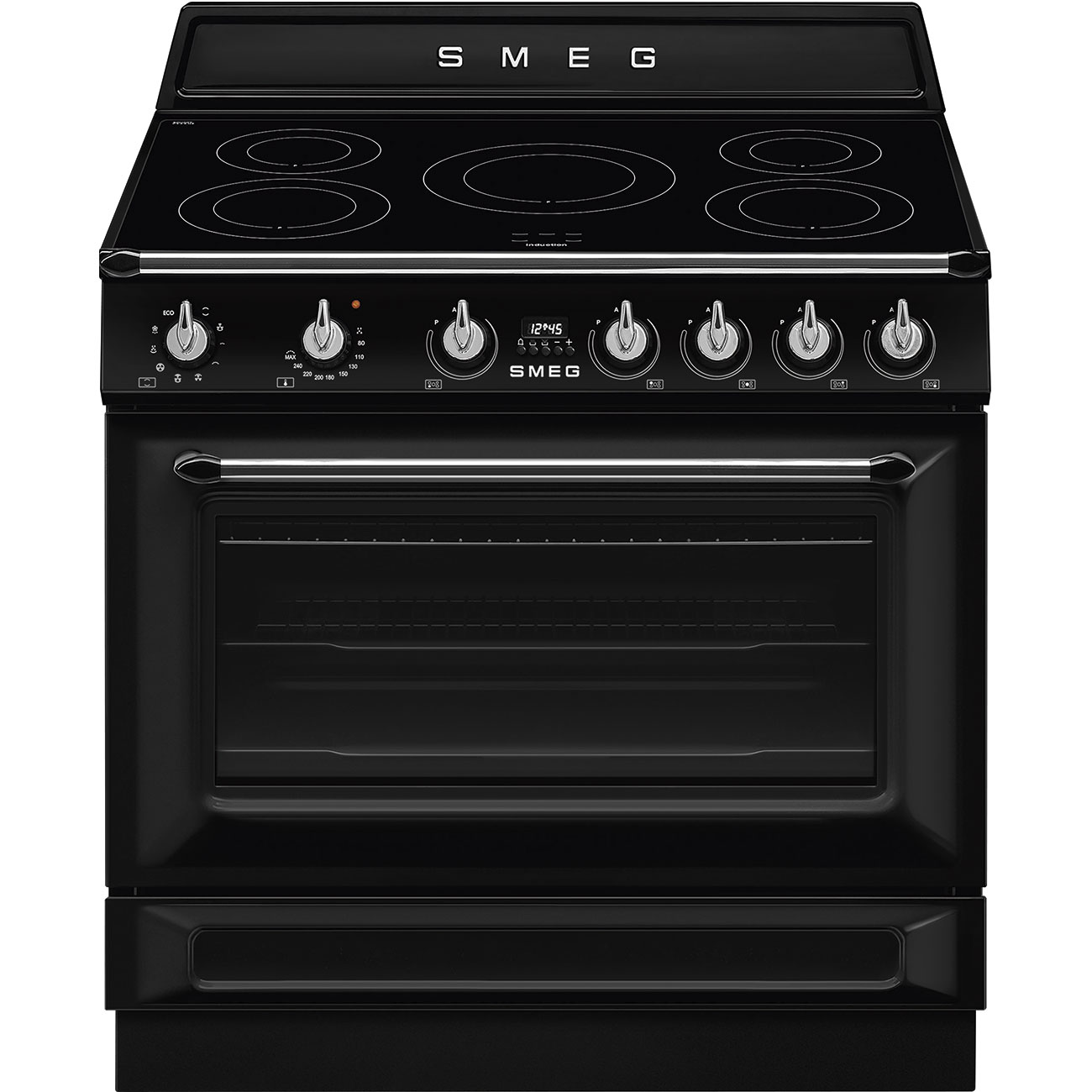 Piano de cuisson induction 90cm Vapor Clean, SMEG