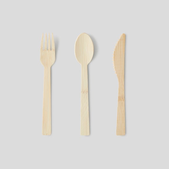 Ménagère, 36 pièces, couverts en bambou, MONOPRIX MAISON