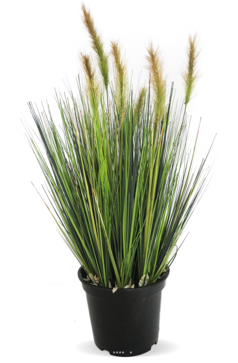 Graminée artificielle Fleurs vertes H 60 cm, ARTIFICIELLES