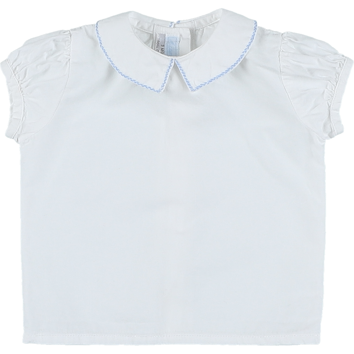 Chemise col carré liseré bleu - Très bon état, ACANTHE
