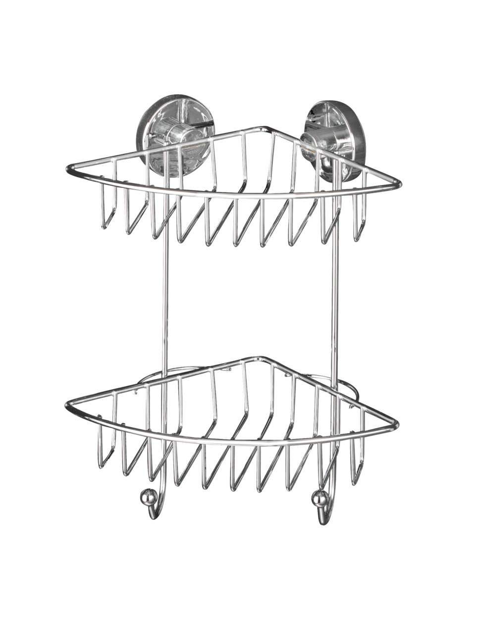 Etagère d'angle salle de bain 2 niveaux BARI, WENKO