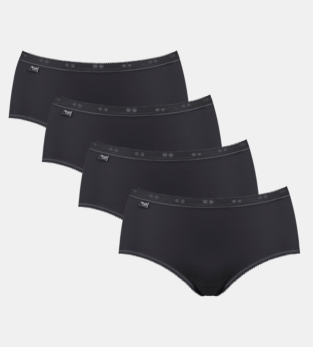 Braga midi Basic + (lote 3+1 gratis), SLOGGI