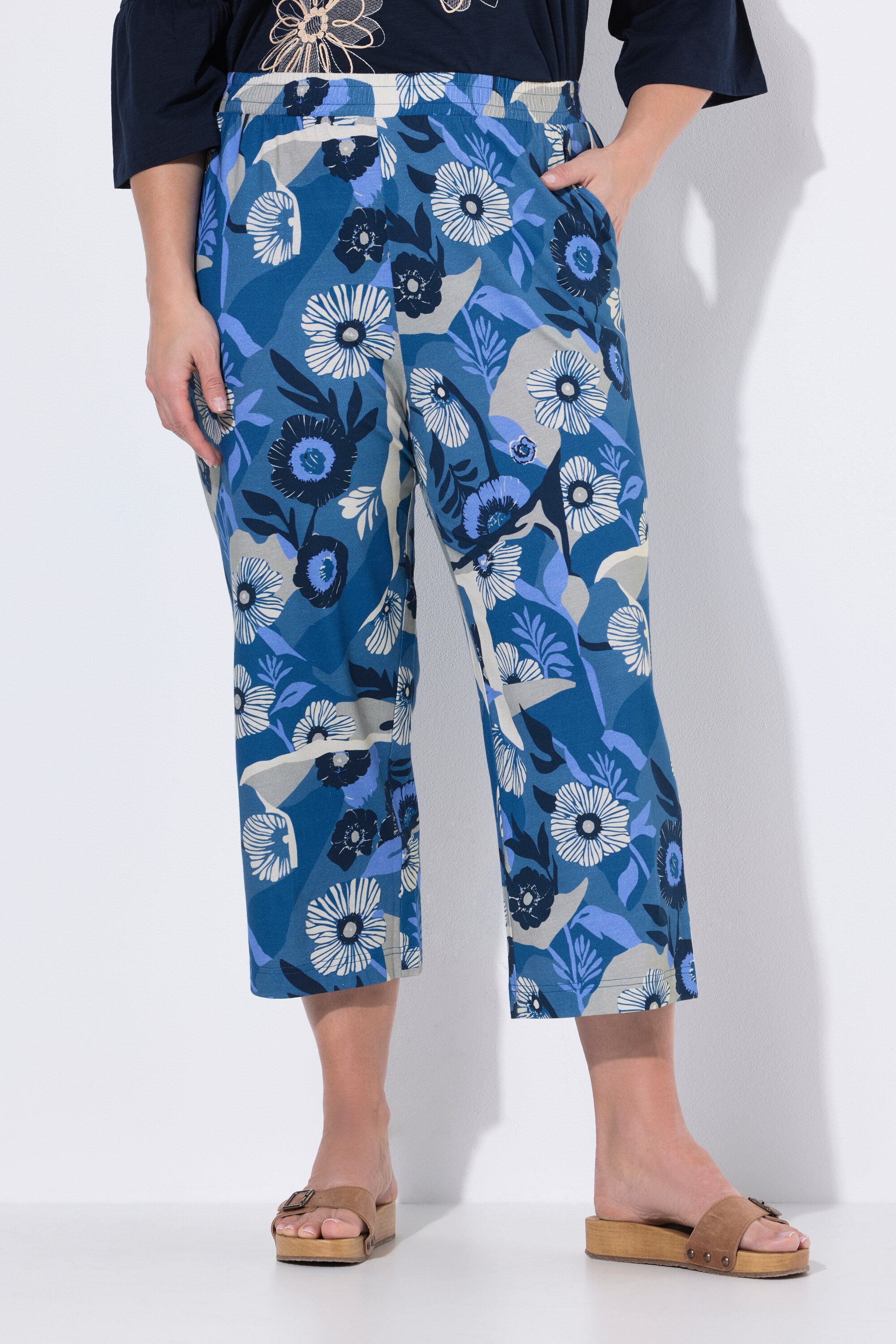 Jupe-culotte en jersey de coton bio, ULLA POPKEN