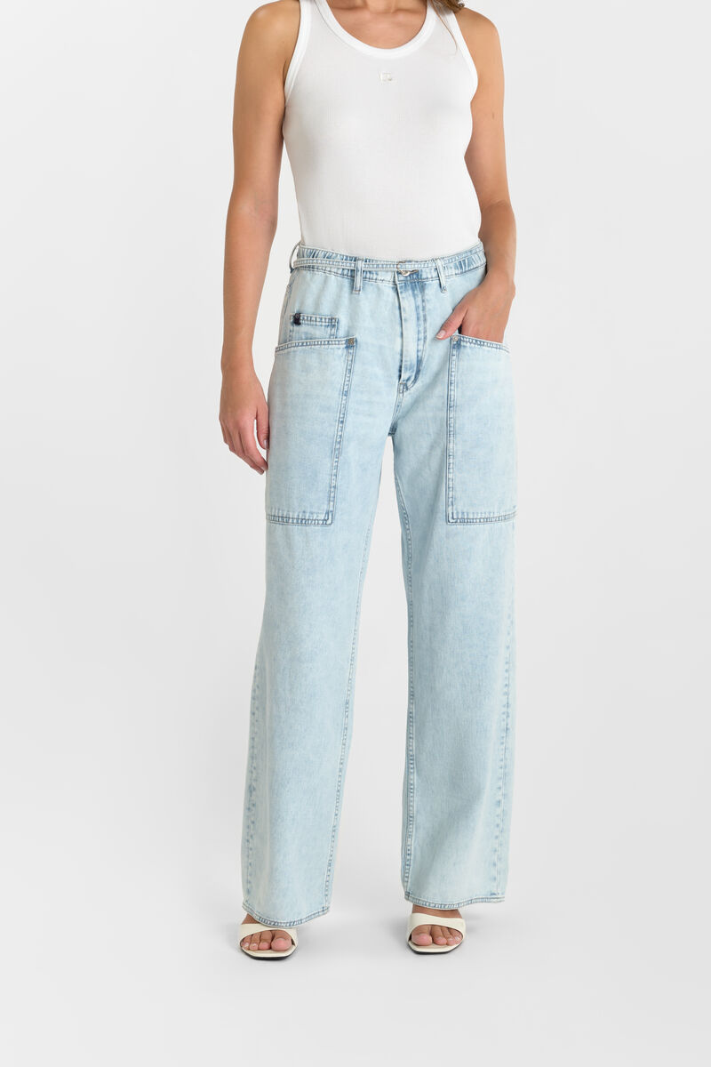Jeans droite AURORA, longueur 34, LE TEMPS DES CERISES