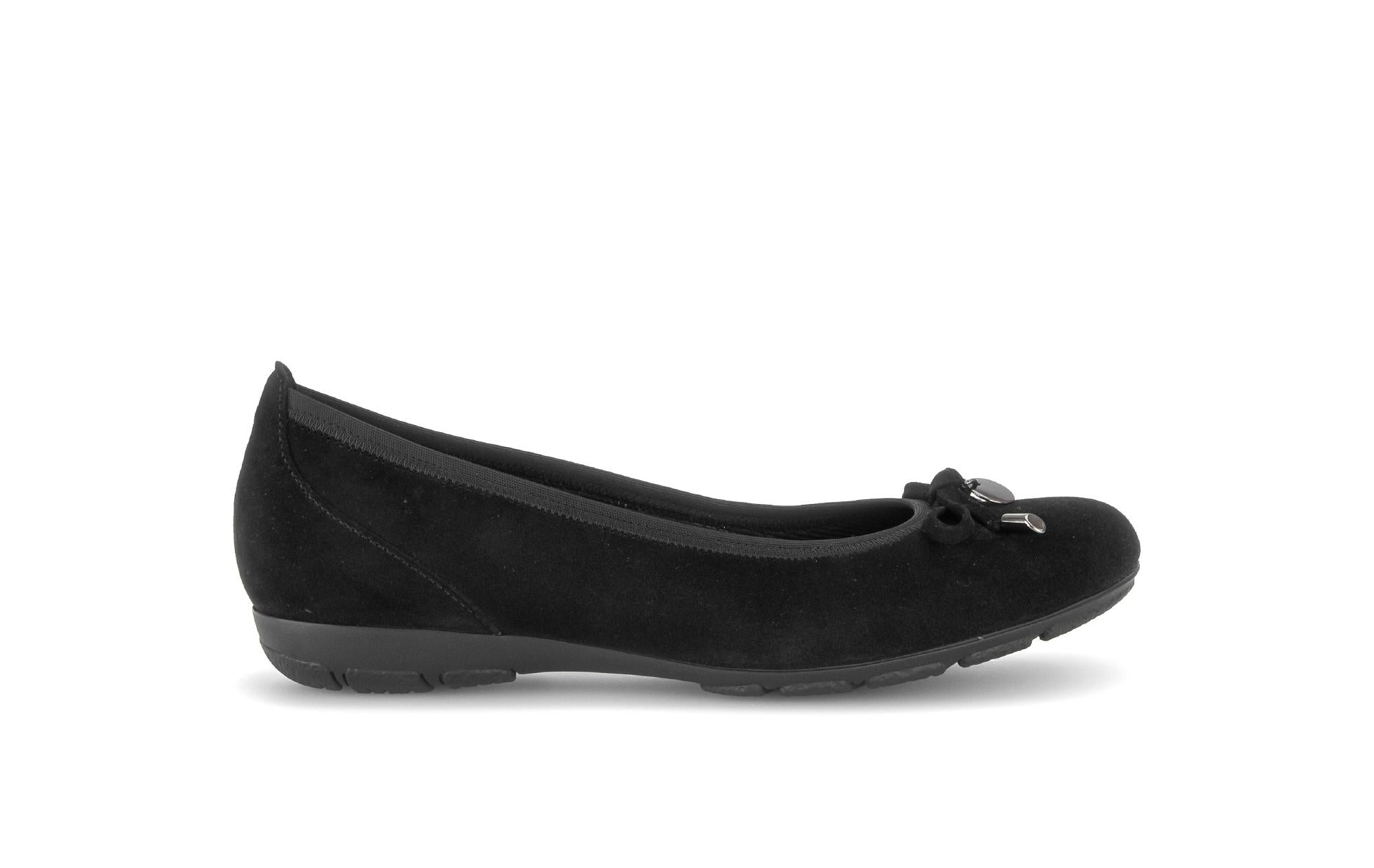 Ballerines en cuir à talon décroché, GABOR