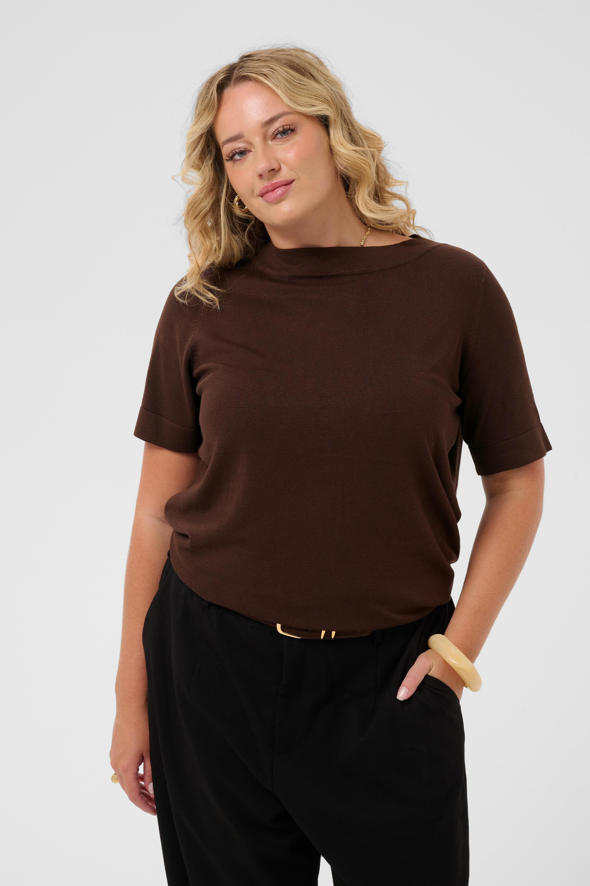 Pullover tricoté, KAFFE CURVE
