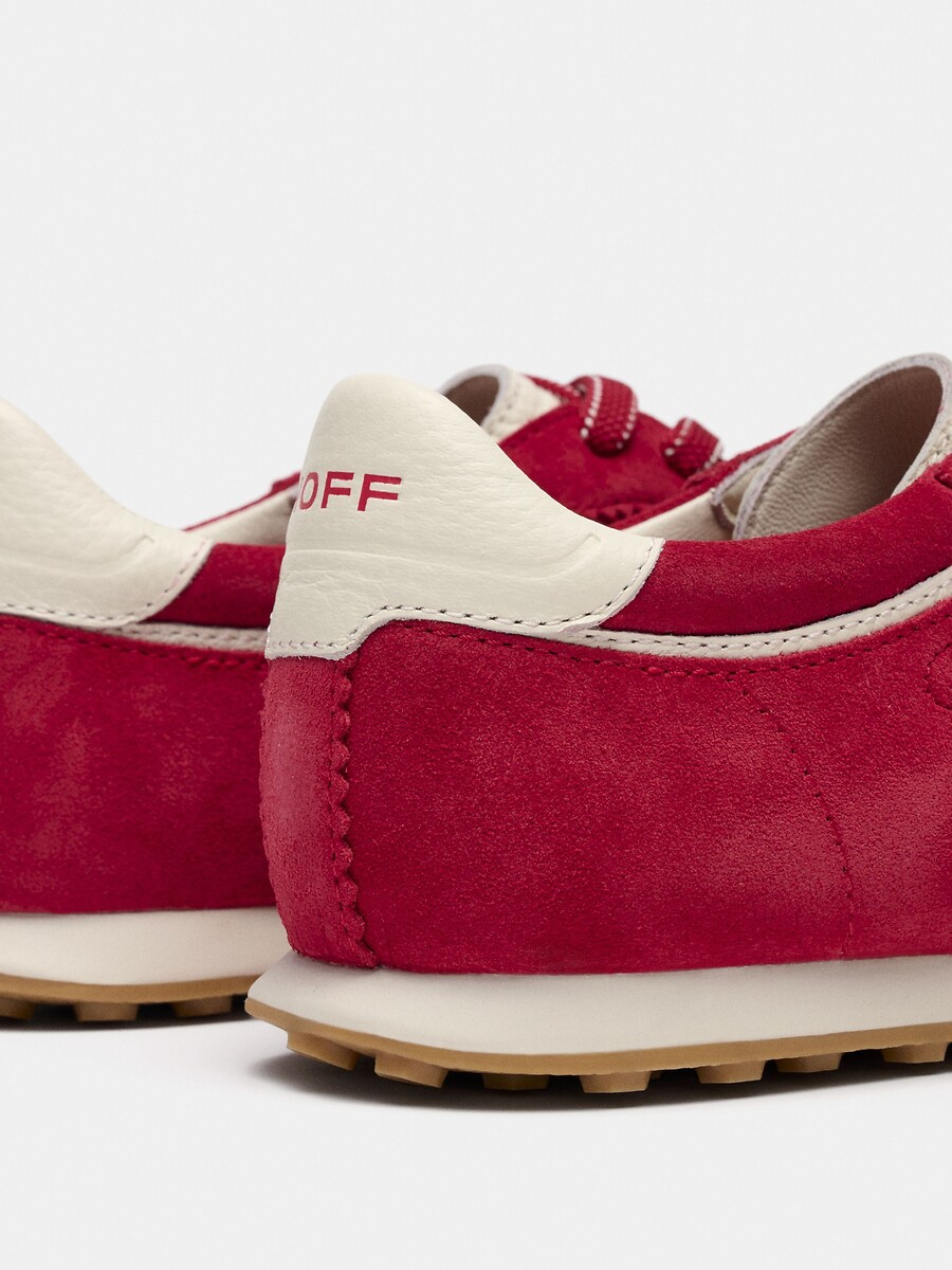 HOFF Zapatillas De Piel Bridge FL Rojo — foto 4