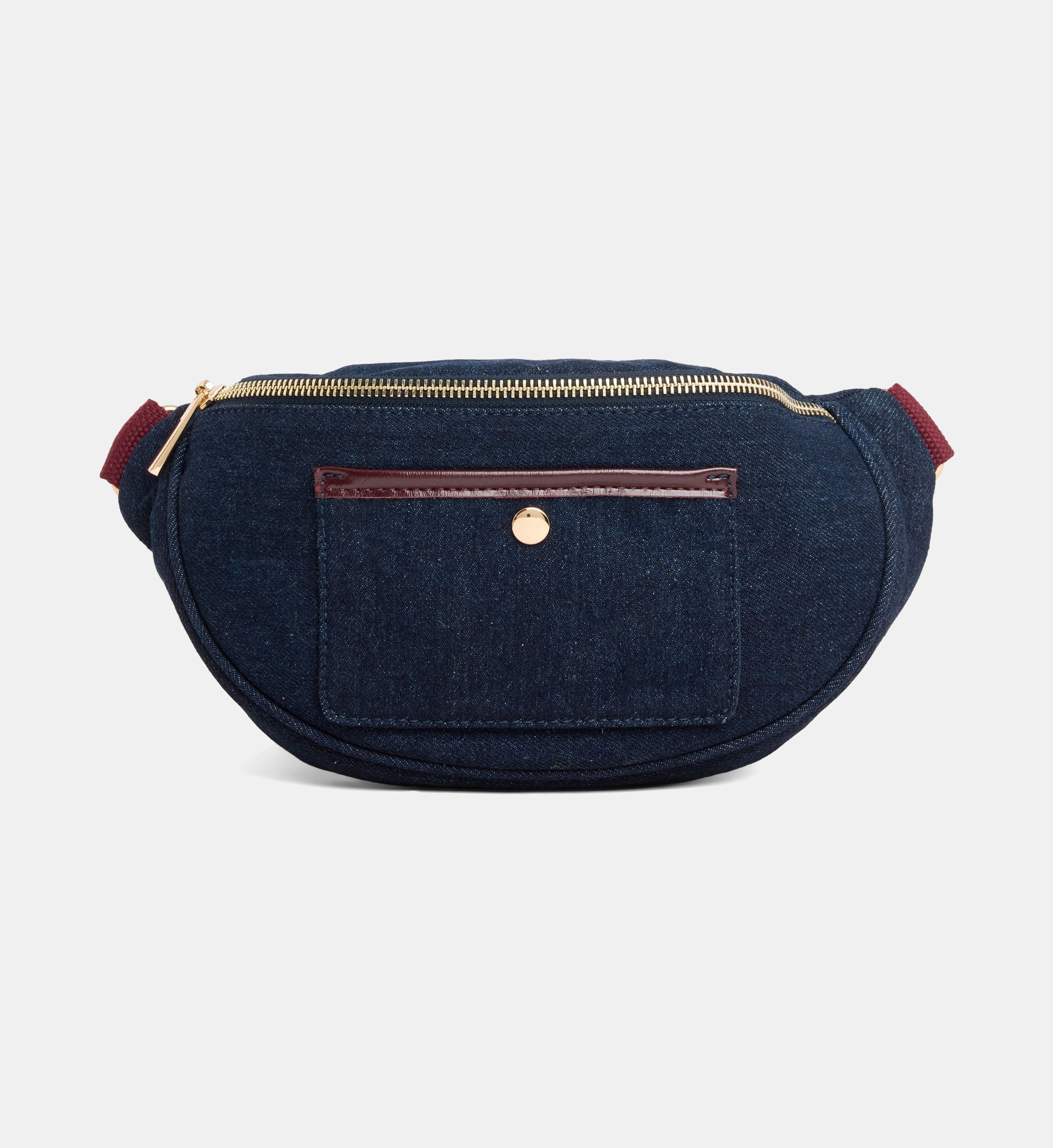 Sac banane almaz coton denim, GALERIES LAFAYETTE