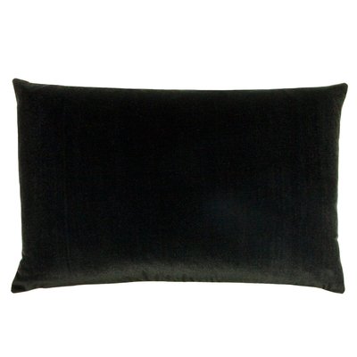 Velvet Linen-Look Contrasting Reverse Filled Cushion 46x60cm SO'HOME