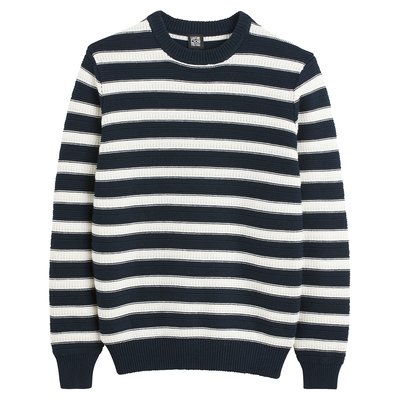 Fine Cotton Mix Jumper with Crew Neck LA REDOUTE COLLECTIONS