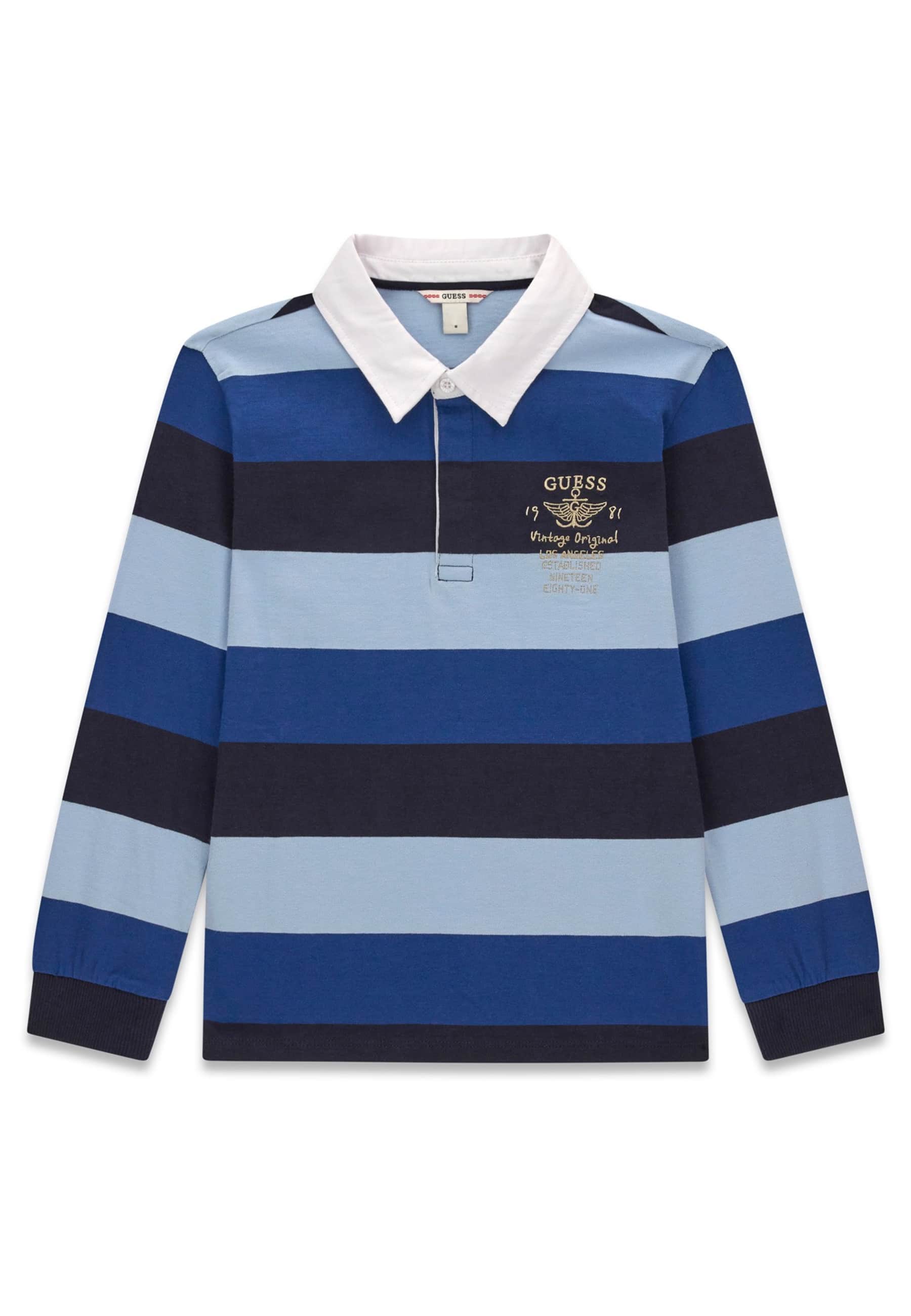 Polo En Jersey À Rayures, GUESS KIDS