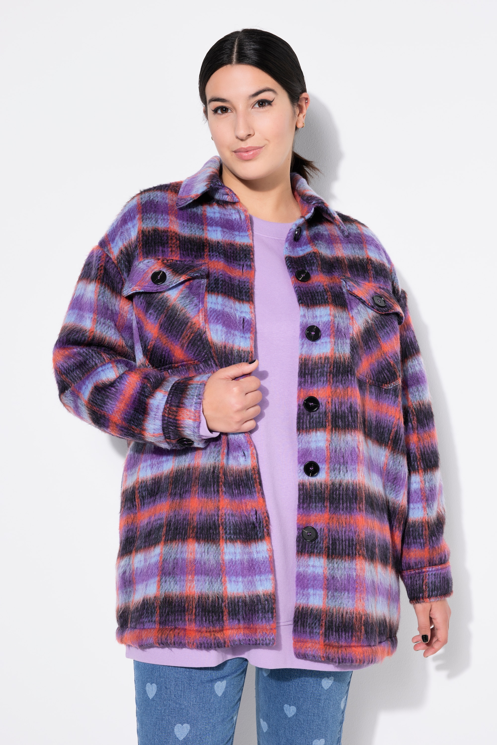 Veste-chemise à carreaux, coupe oversize, STUDIO UNTOLD