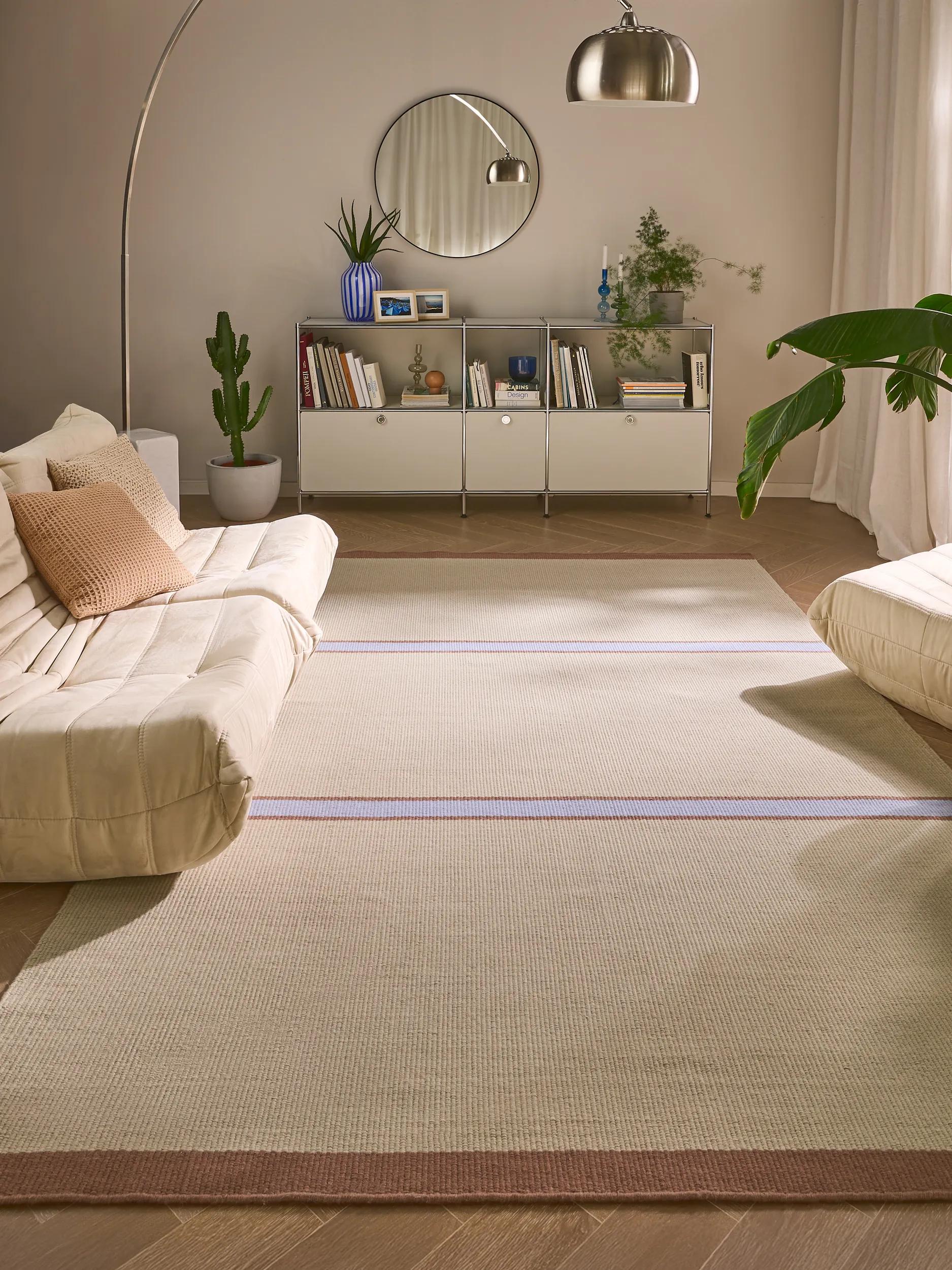 Tapis de laine tissé main LIVIO, BENUTA