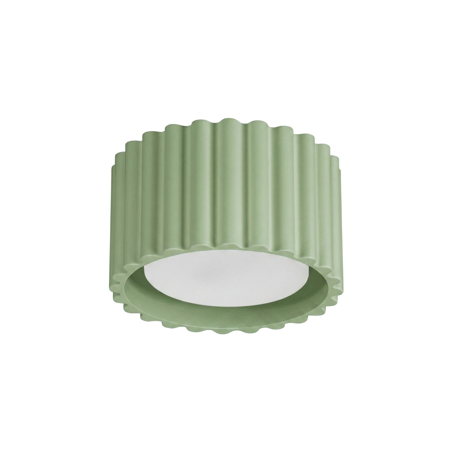 Plafonnier Aluminium Sauge Gx53 1 AURA, EDEN
