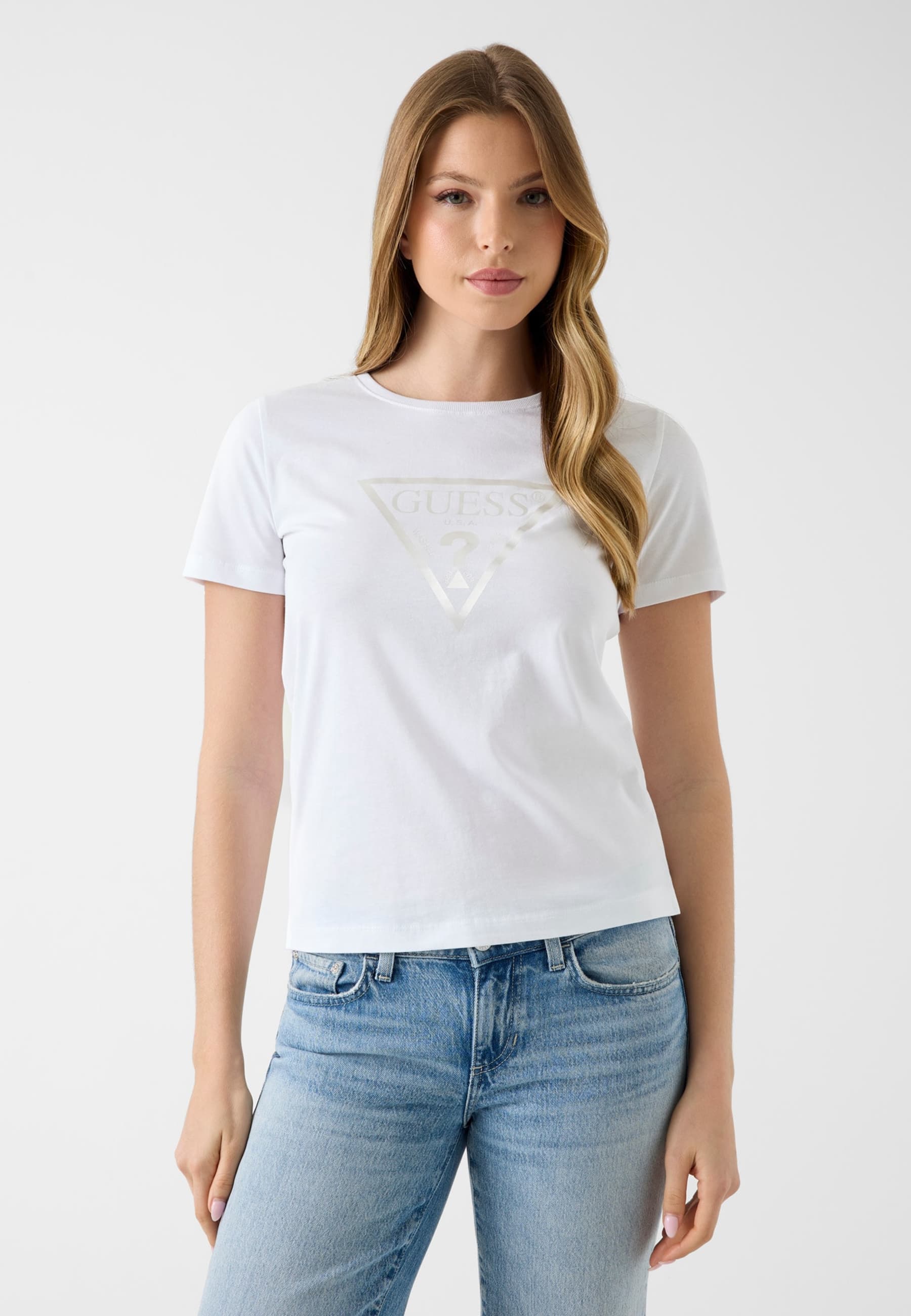 T-Shirt Avec Logo Imprimé, GUESS