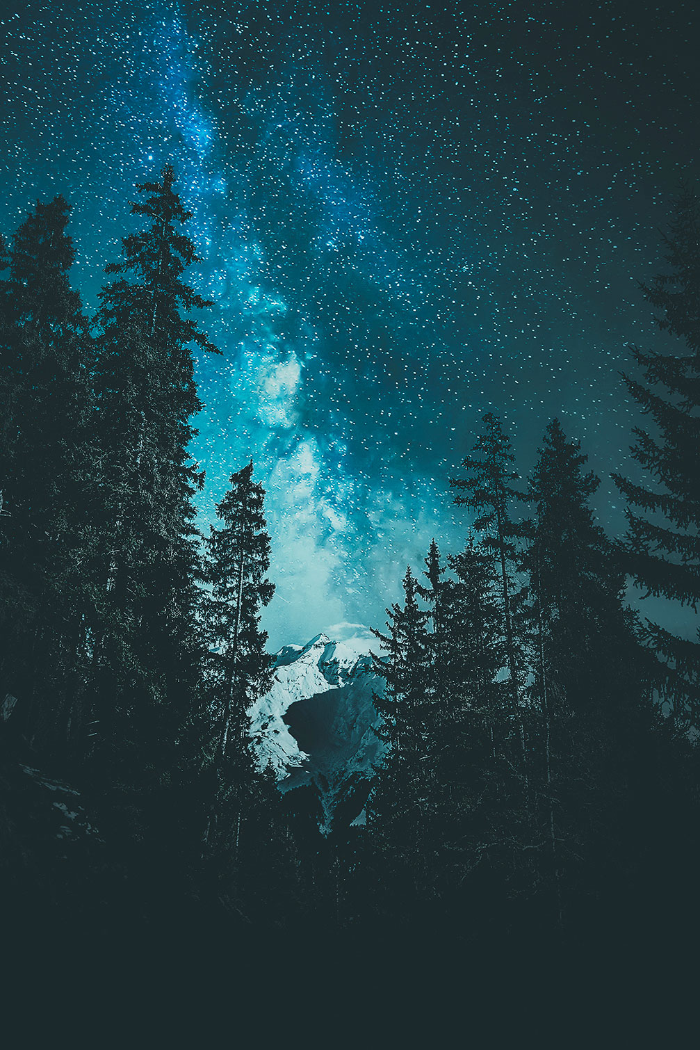 Tableau voie lactée alpine, HEXOA