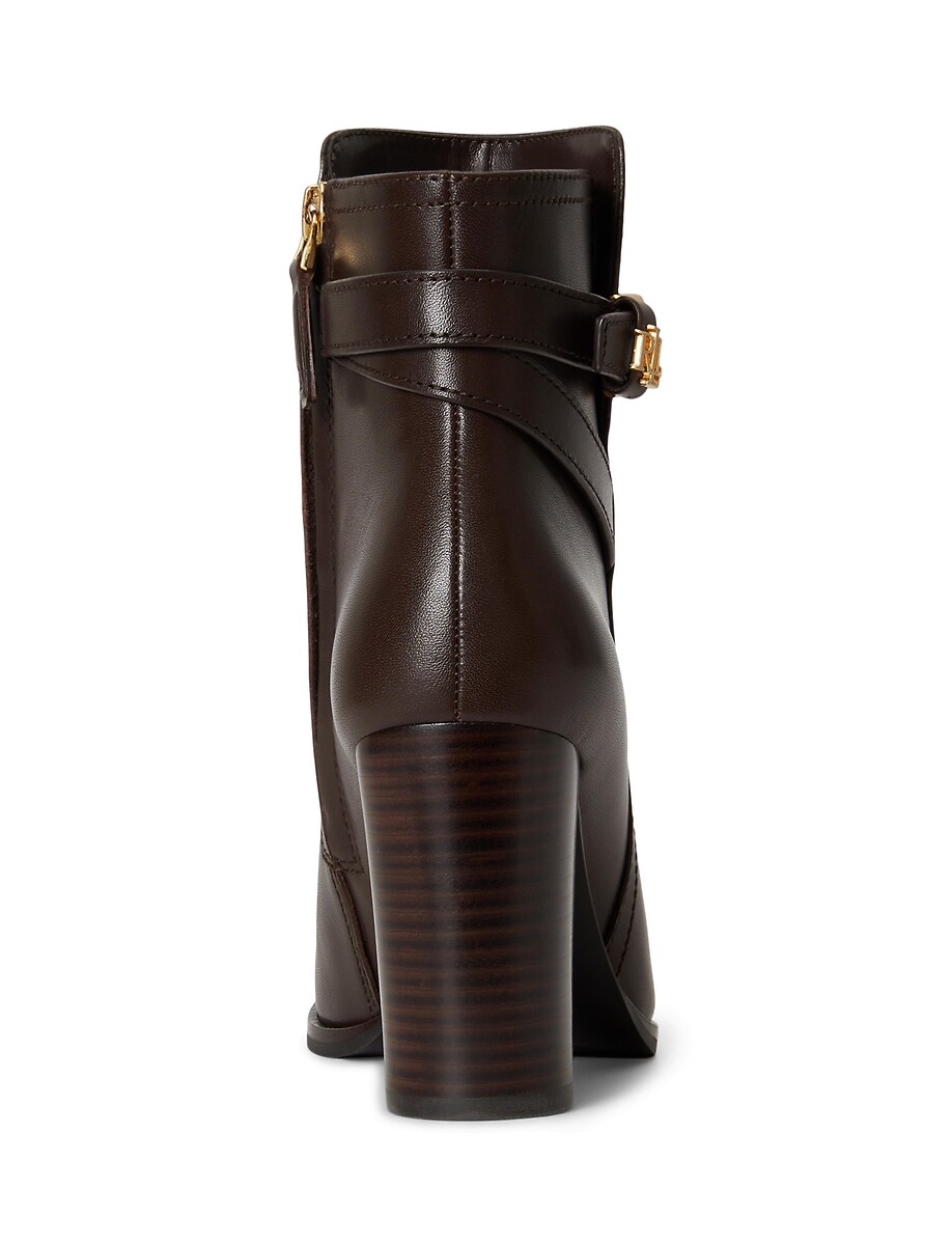 Lauren Ralph Lauren Botines con tacón de piel BROOKE — foto 3