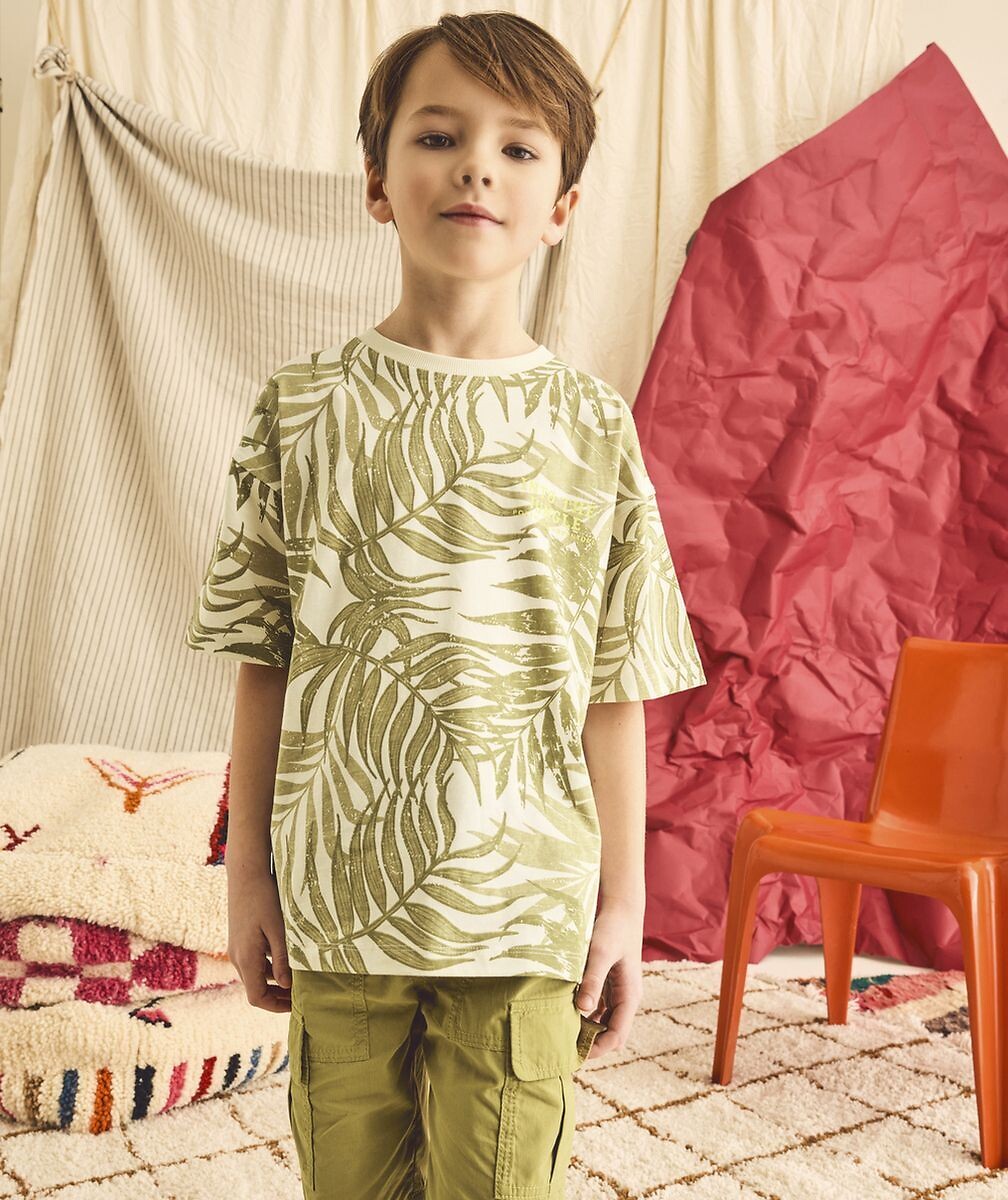 T-shirt manches courtes imprimé, TAPE A L'OEIL