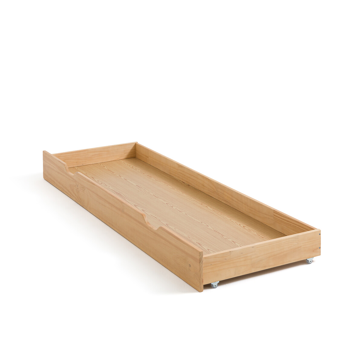 Jalun oak underbed storage drawer on wheels light wood La Redoute Interieurs La Redoute