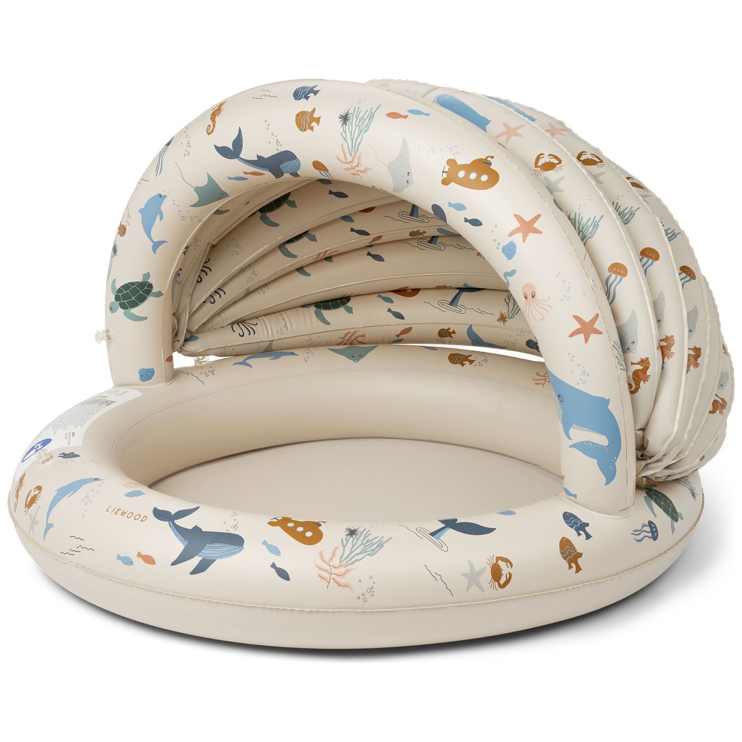 Piscine gonflable avec canopy Hadleia, LIEWOOD