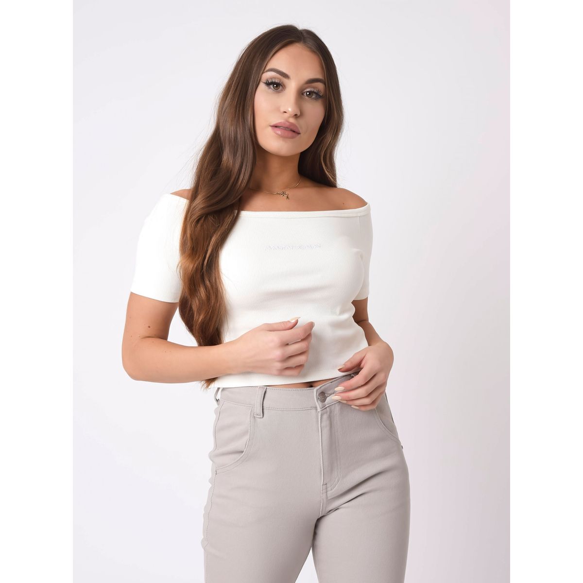 Blouse epaule dénudée deals