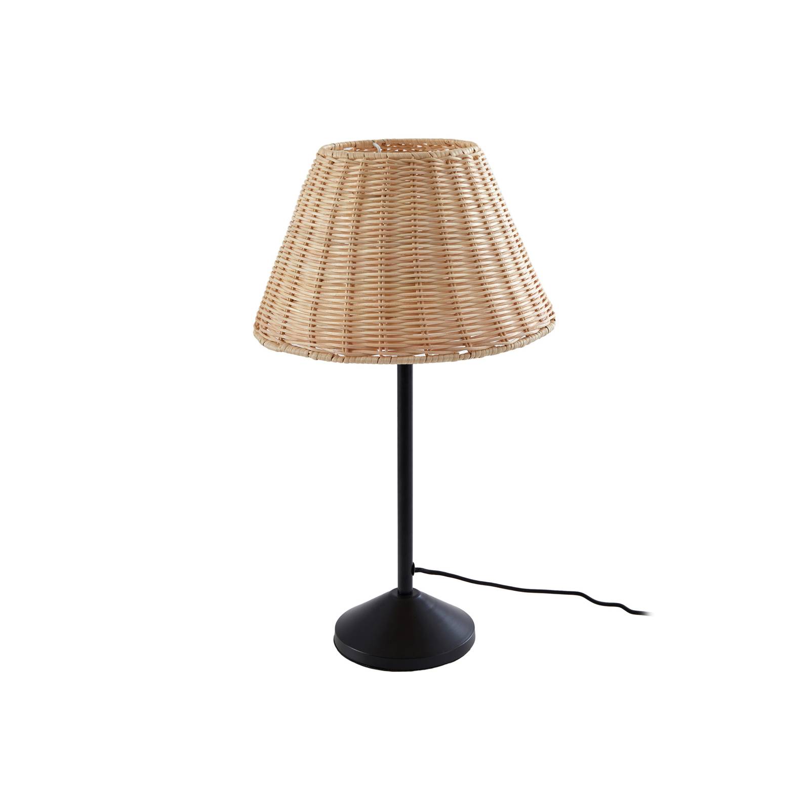 Lampe à poser en bois traditionnelle, LINDBY