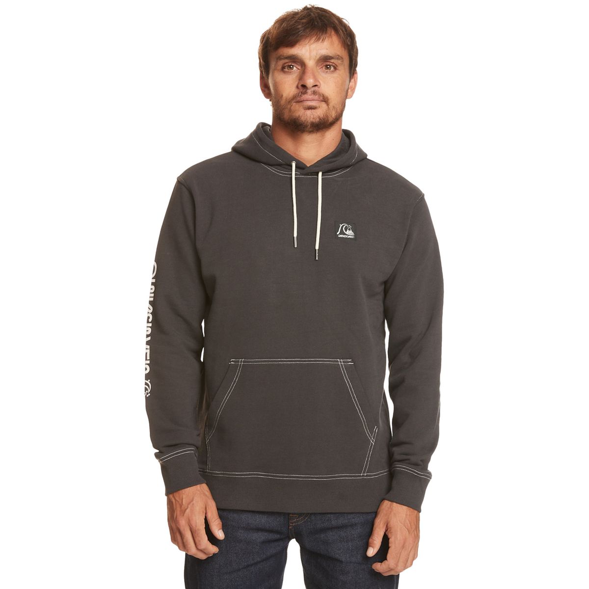 Sweat noir discount homme sans capuche