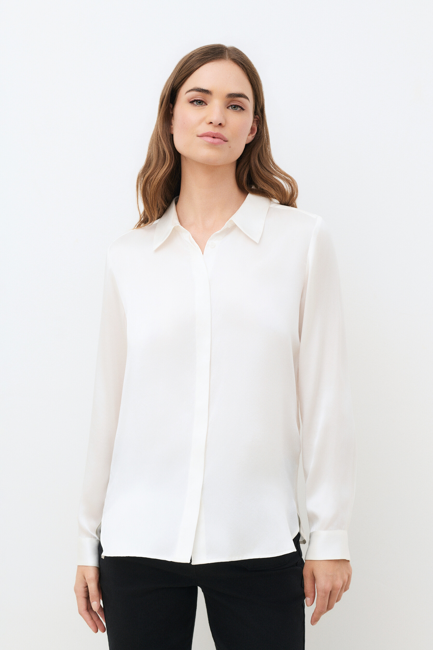 Chemise ample en soie CJAMIE, CAROLL