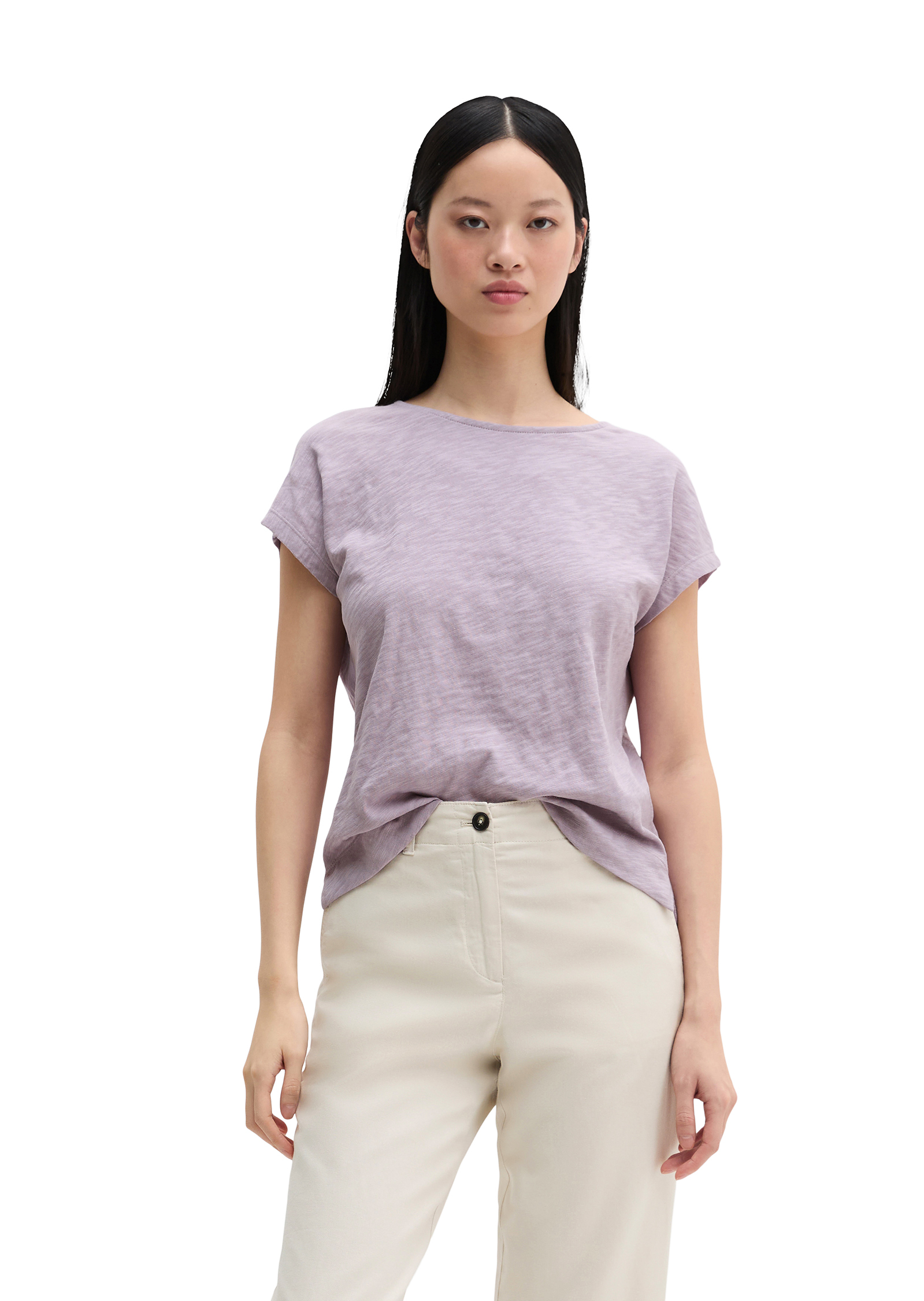 T-shirt DfC regular en jersey slub doux en coton, MARC O'POLO