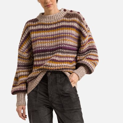 Pull col montant en maille tricot NUZA SESSUN
