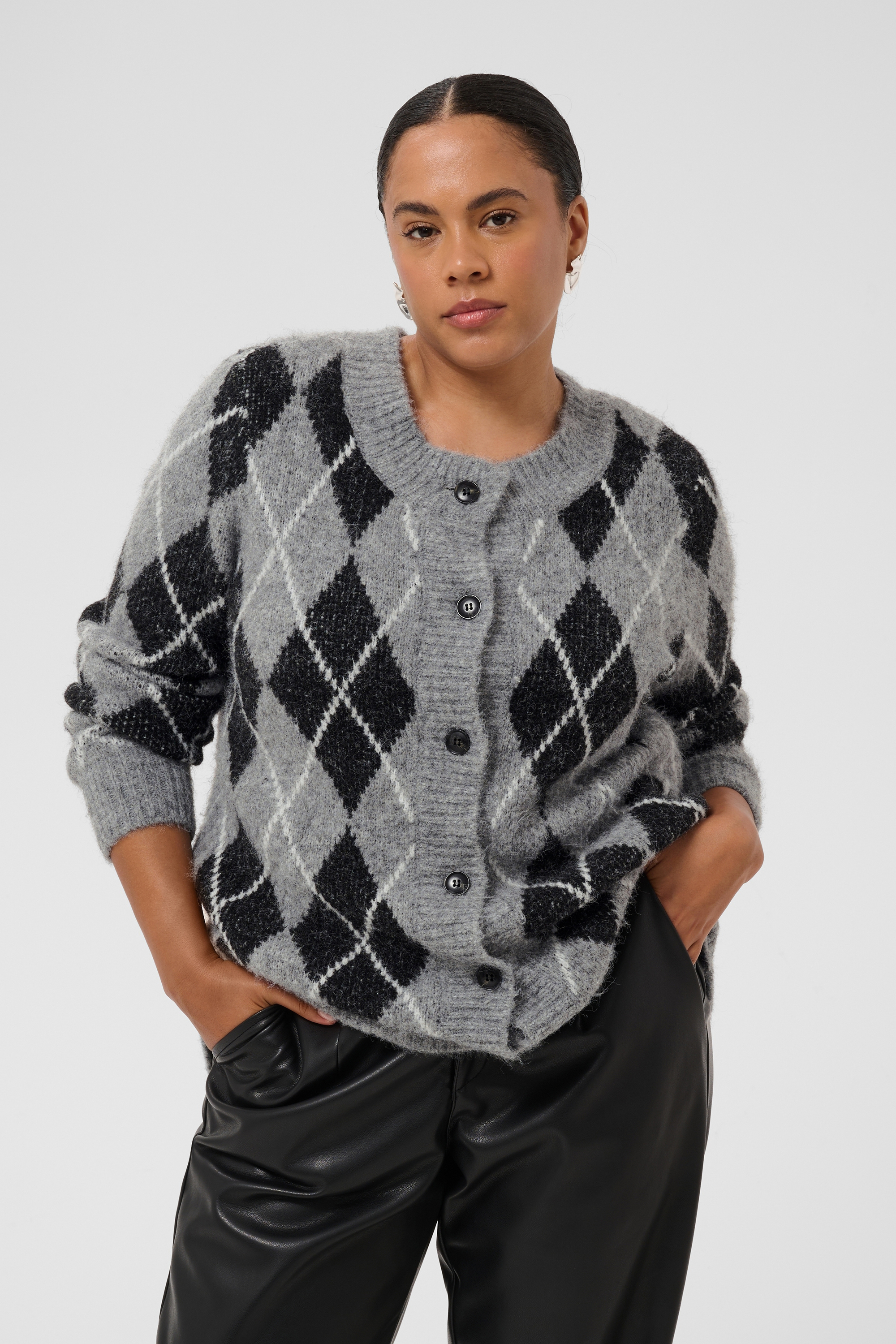 Cardigan à tricot, KAFFE CURVE