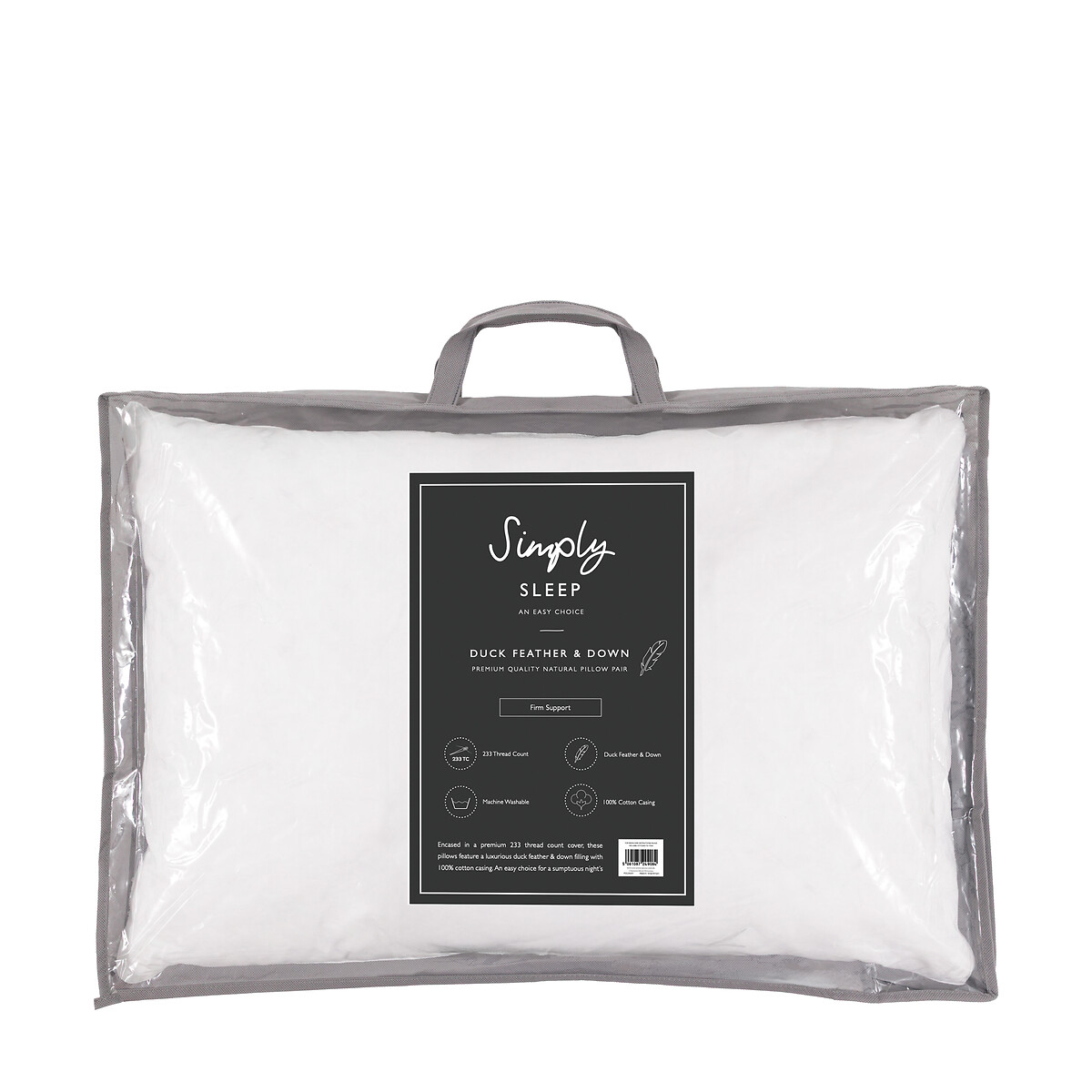 Soundly Slumber Duck Feather & Down Pillow Pair, ÉDITÉ