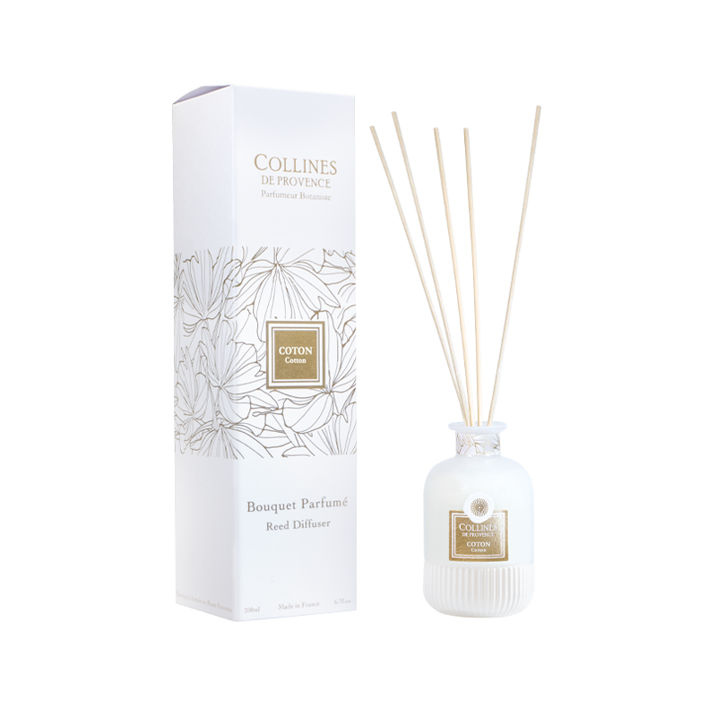 Diffuseur de parfum COTON, COLLINES DE PROVENCE