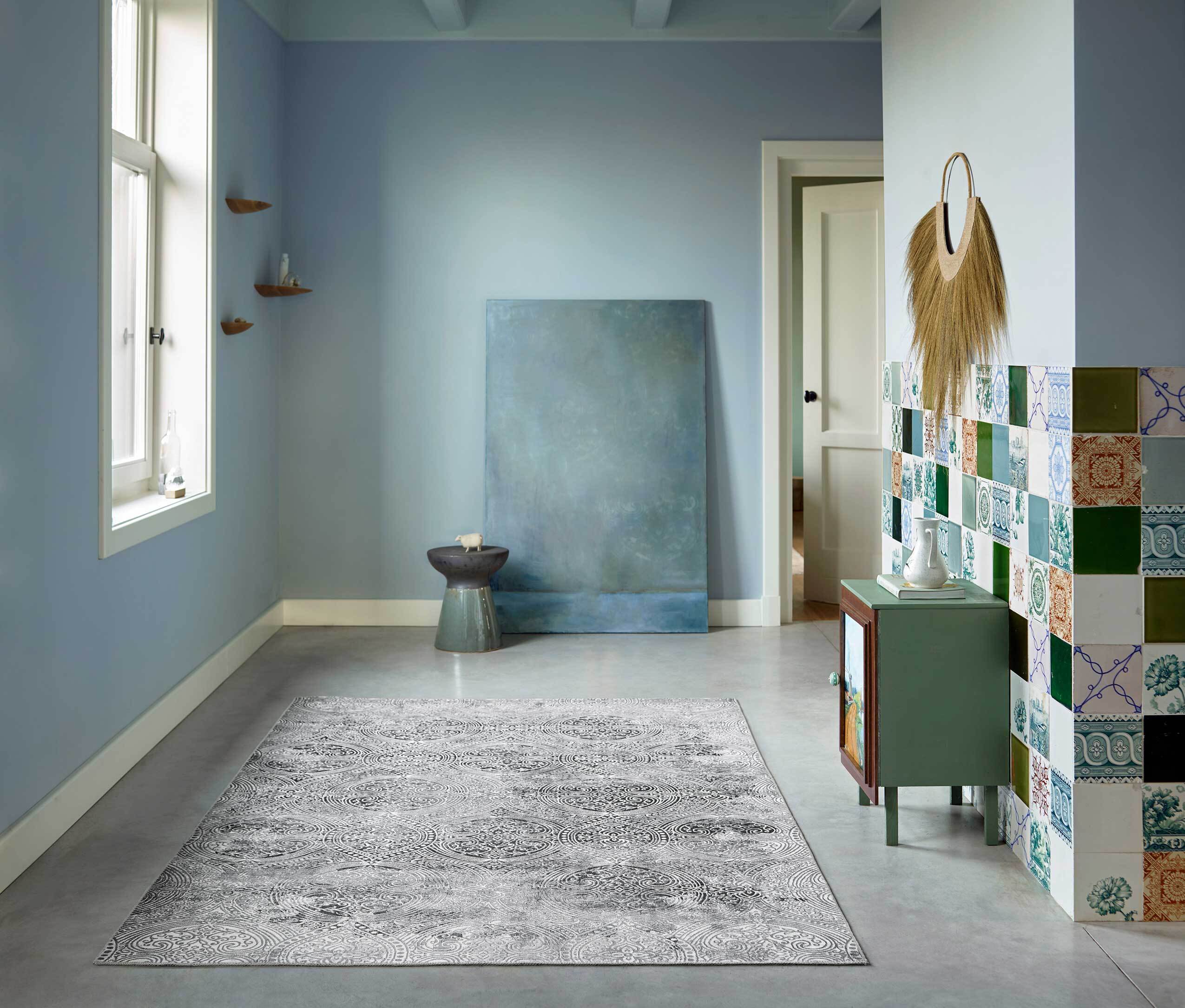 Tapis plat motif cachemire ,  GRACE, WECON HOME