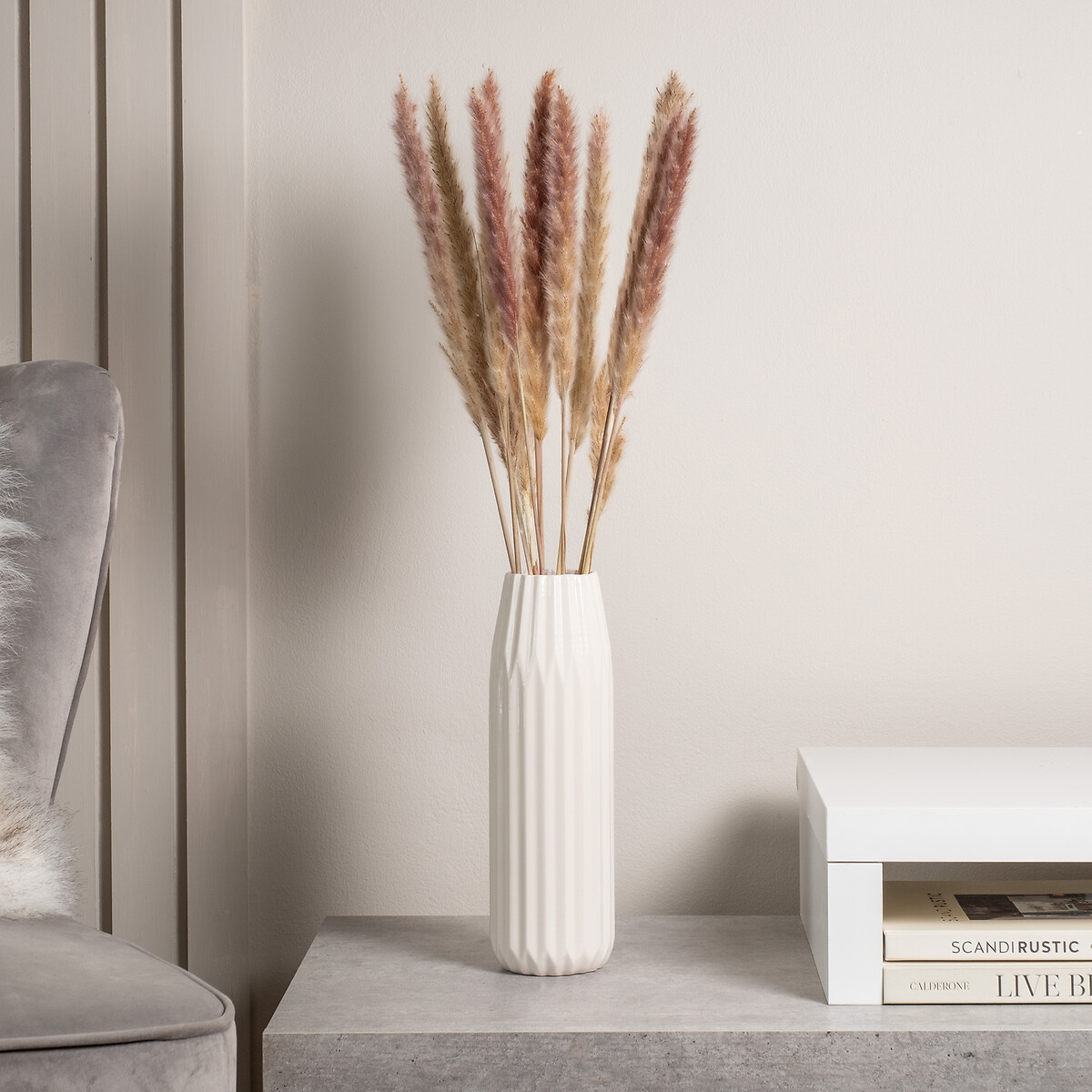 65 70cm small pampas grass natural bunch 11 stems natural So
