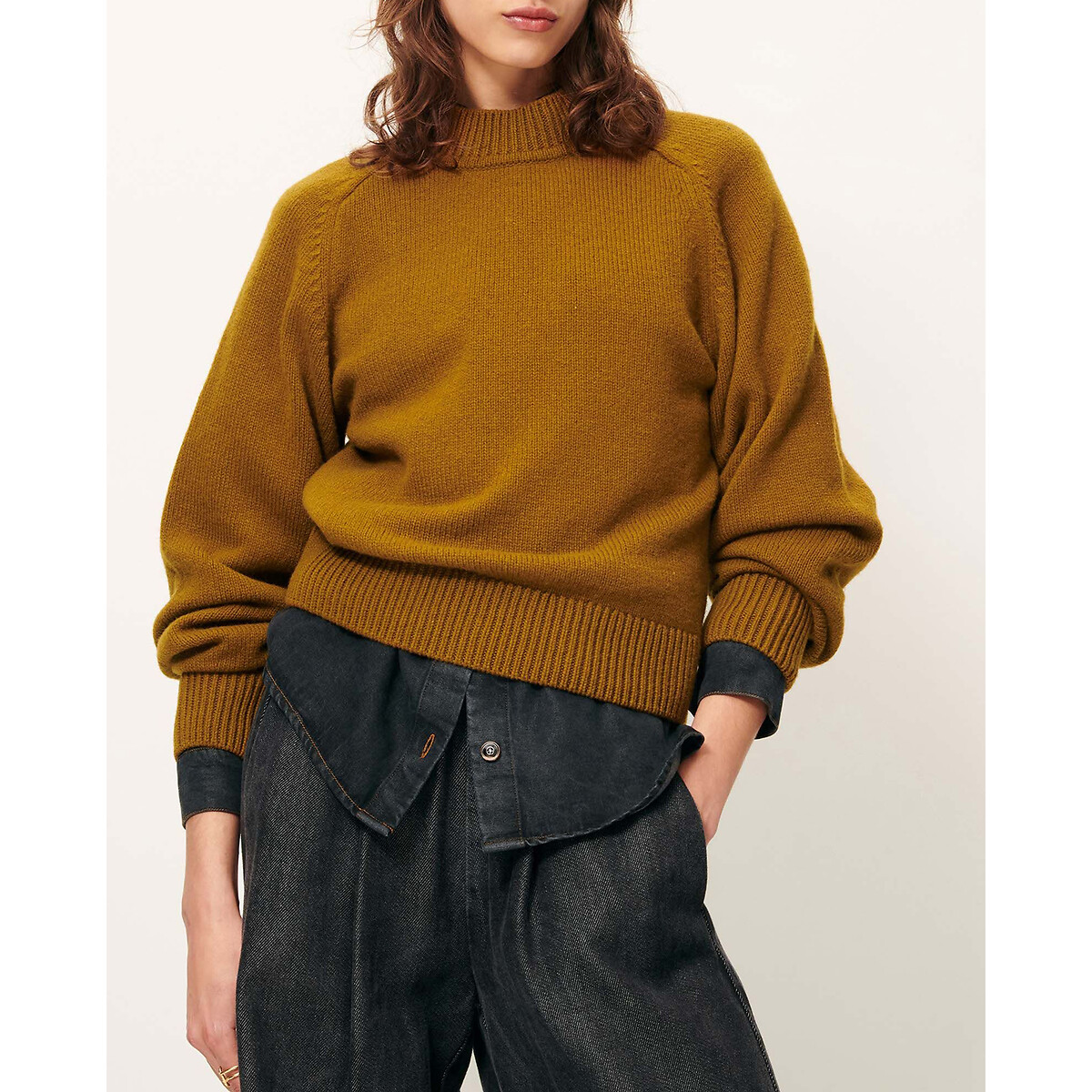 Pull con maniche a palloncino in lana e cashmere, DALAN, SESSUN