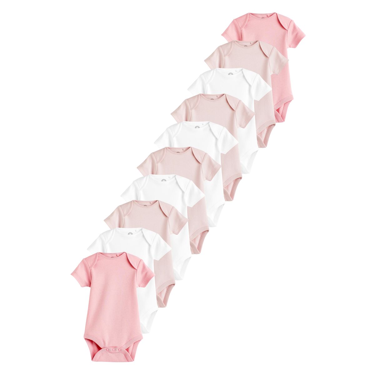 Bodies bébé à manches courtes, lot de 10, NEXT