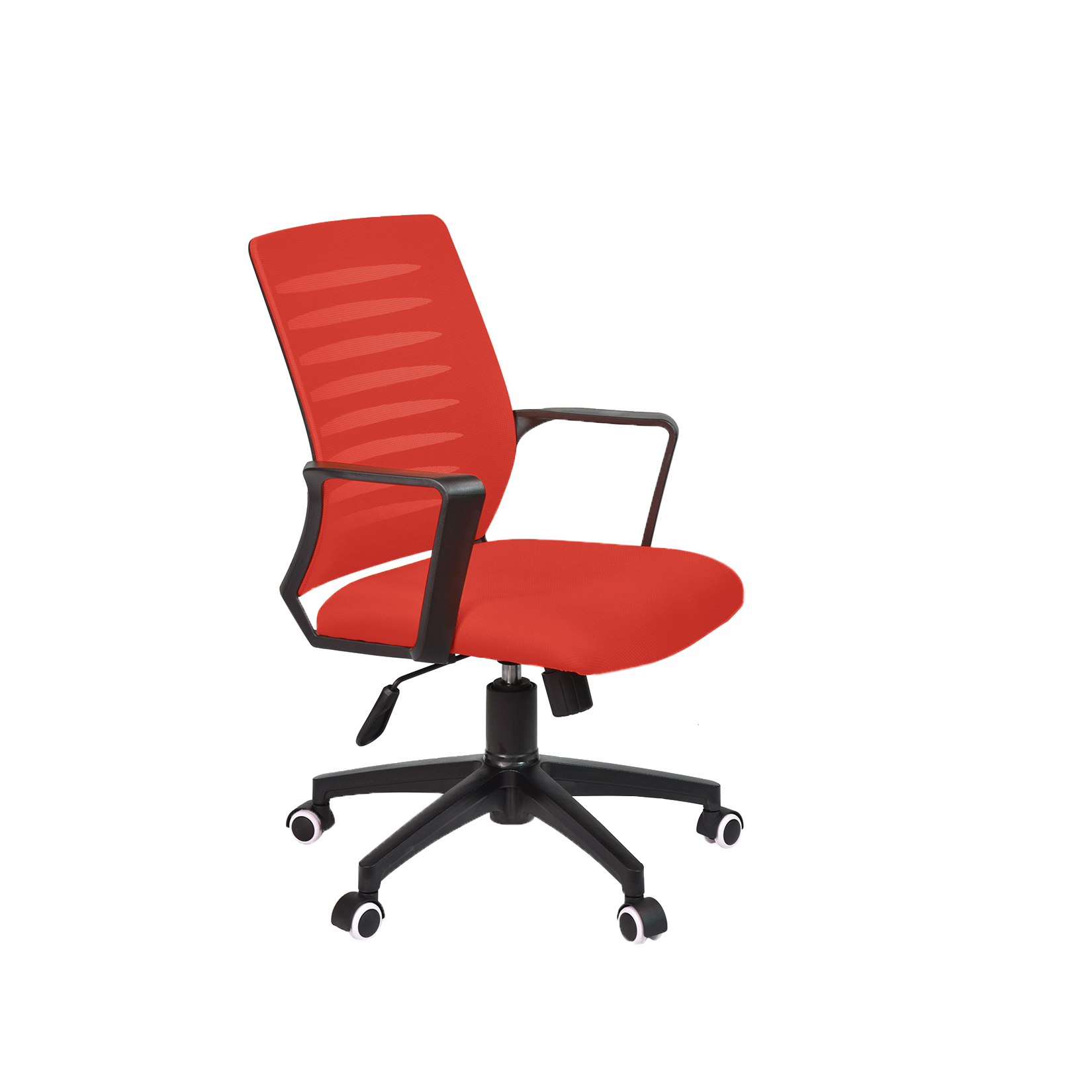 Chaise de bureau à roulettes en tissu, VEGA, HISPANOHOGAR