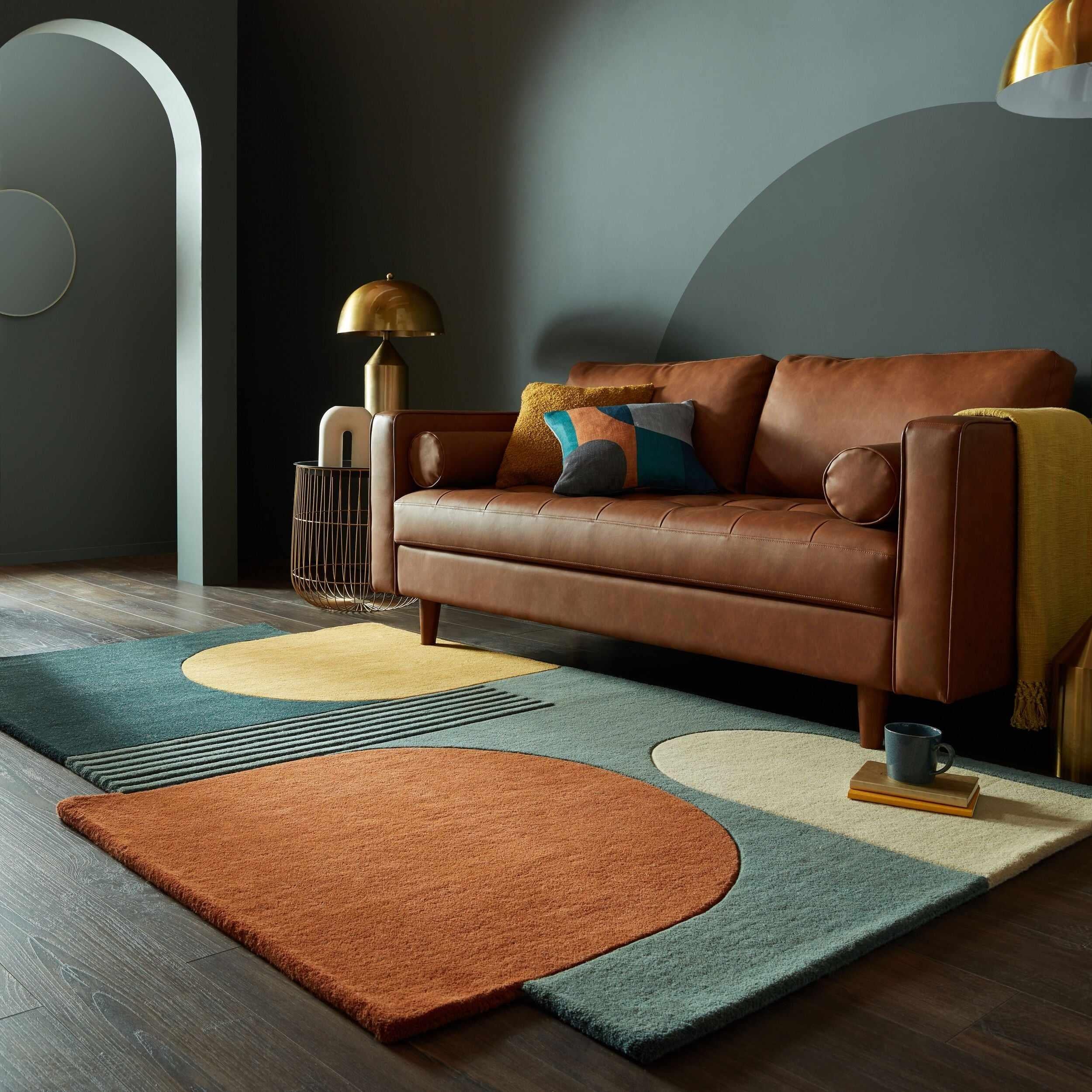 Tapis pure laine LOZENGE, FLAIR RUGS