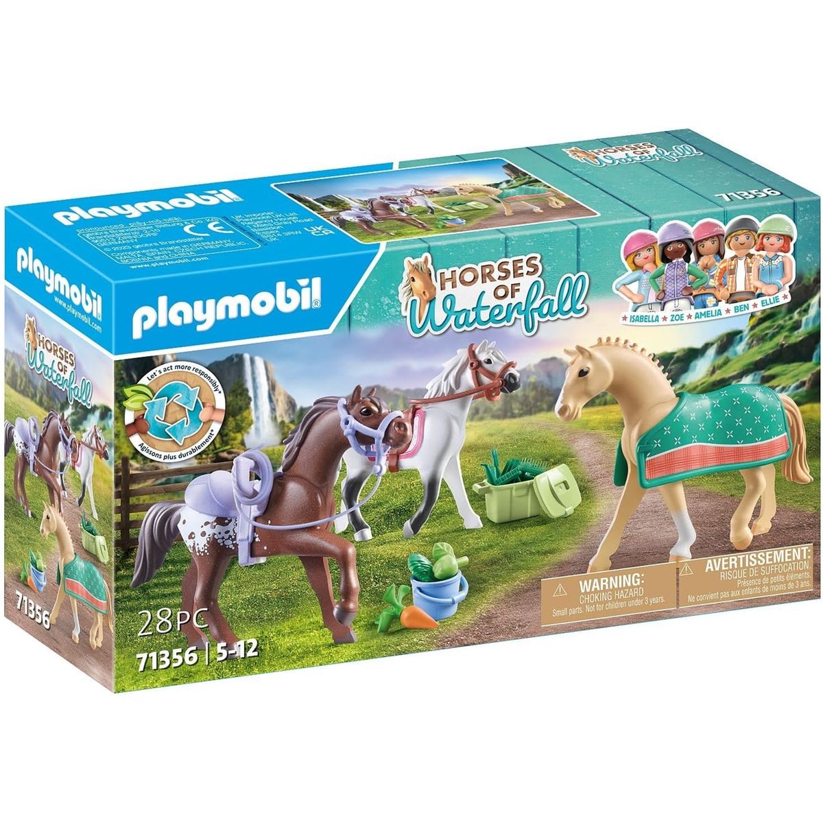 Playmobil 71238 Etable et carrière pour chevaux - Playmobil