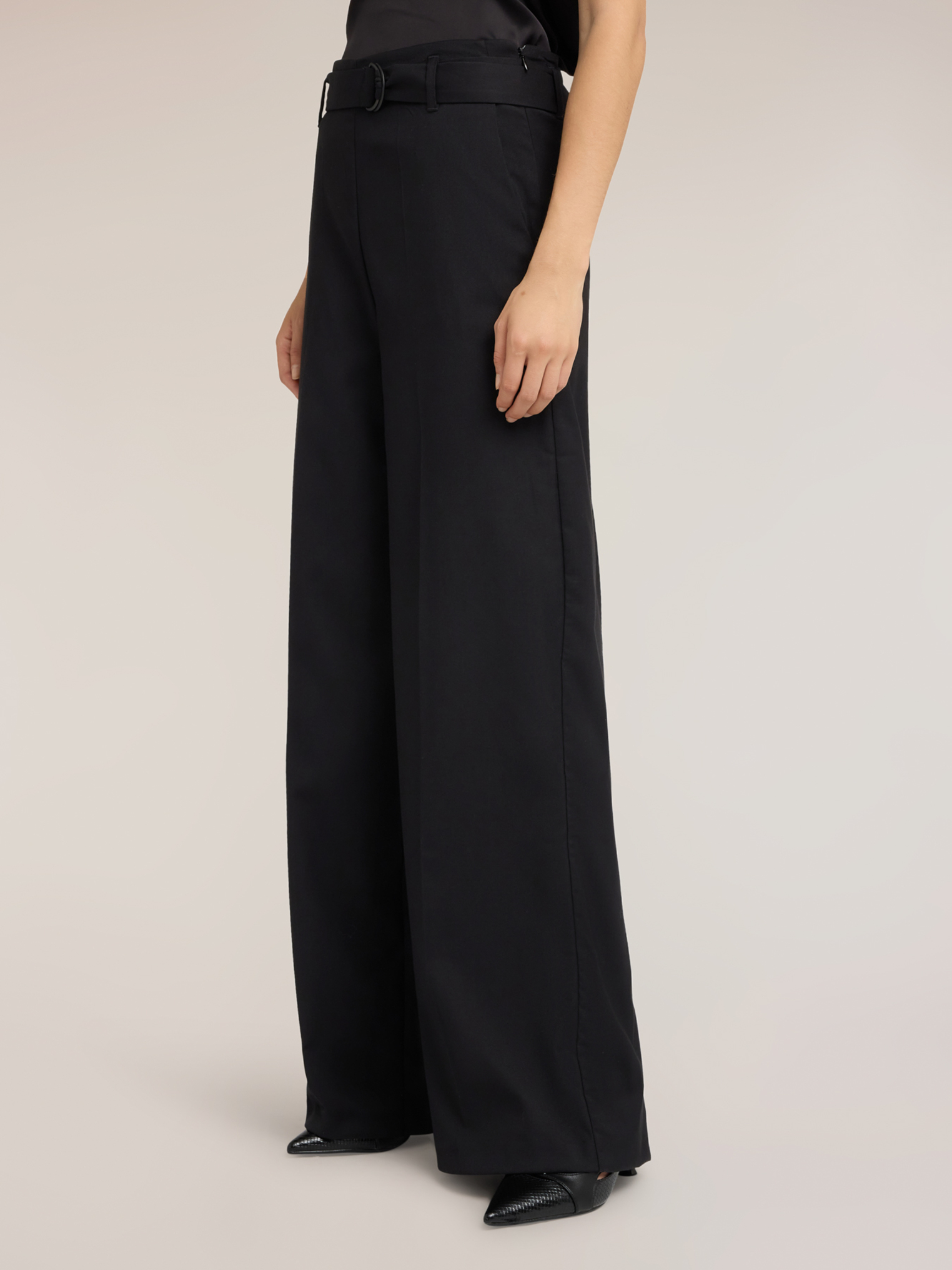 Pantalon palazzo avec ceinture, MOTIVI