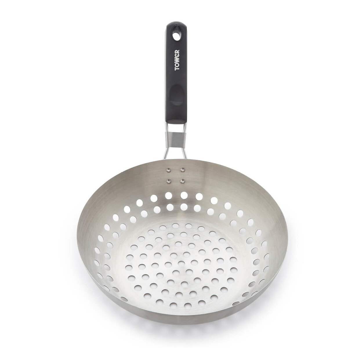 28cm Grill Wok with Folding Handle, TOWER