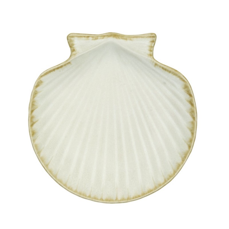 Petite assiette coquille St Jacques grès, MADAM STOLTZ