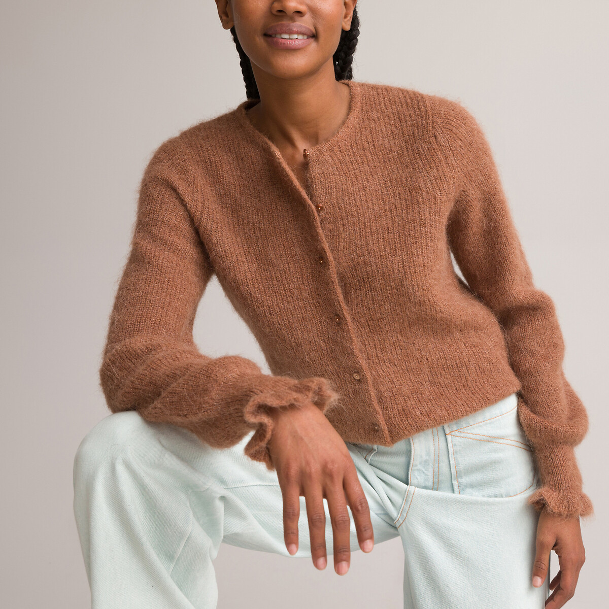 Camel cardigan | La Redoute