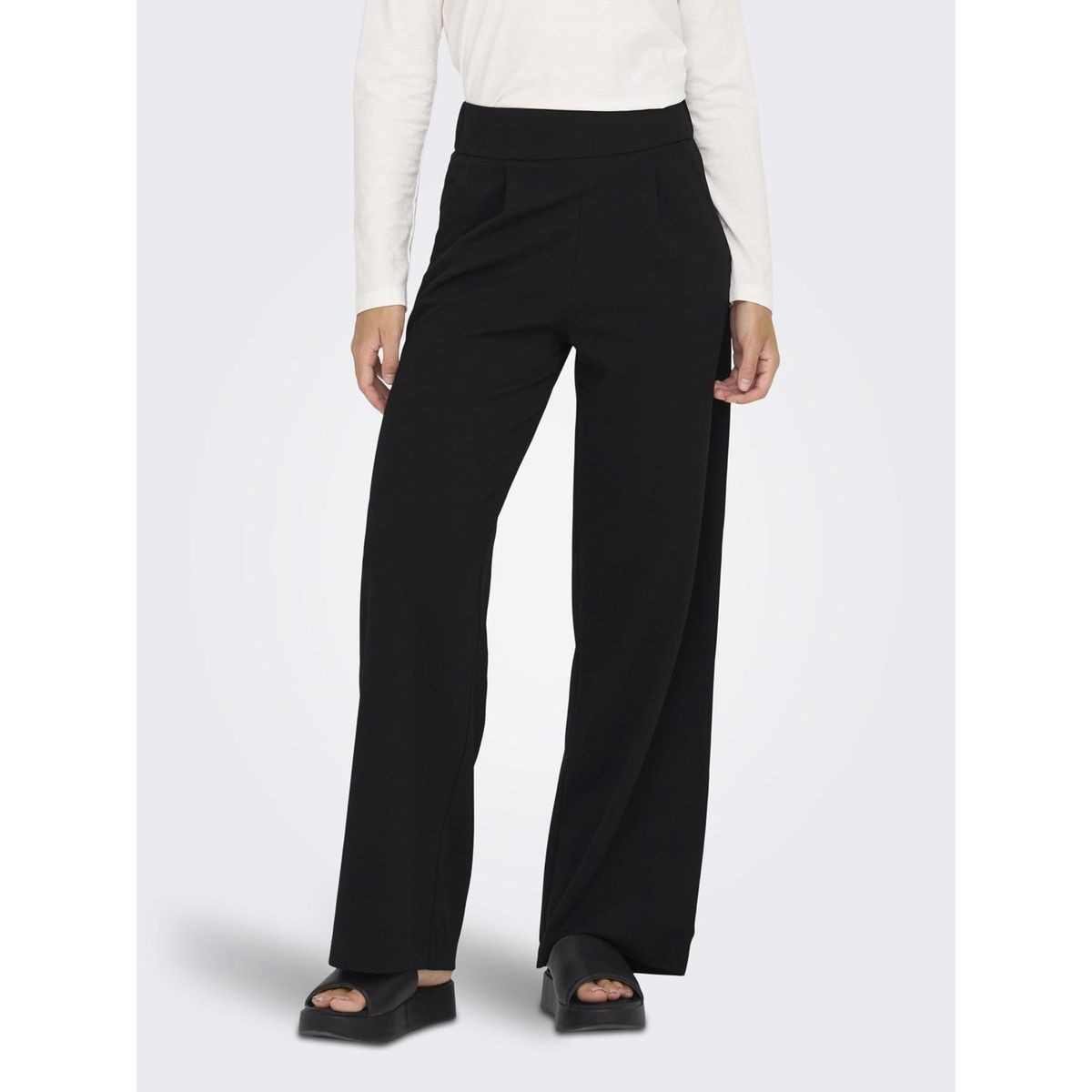 Pantalon classique taille haute sale