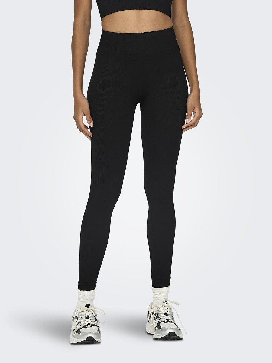 Leggings de cintura alta sin costuras, ONLY PLAY