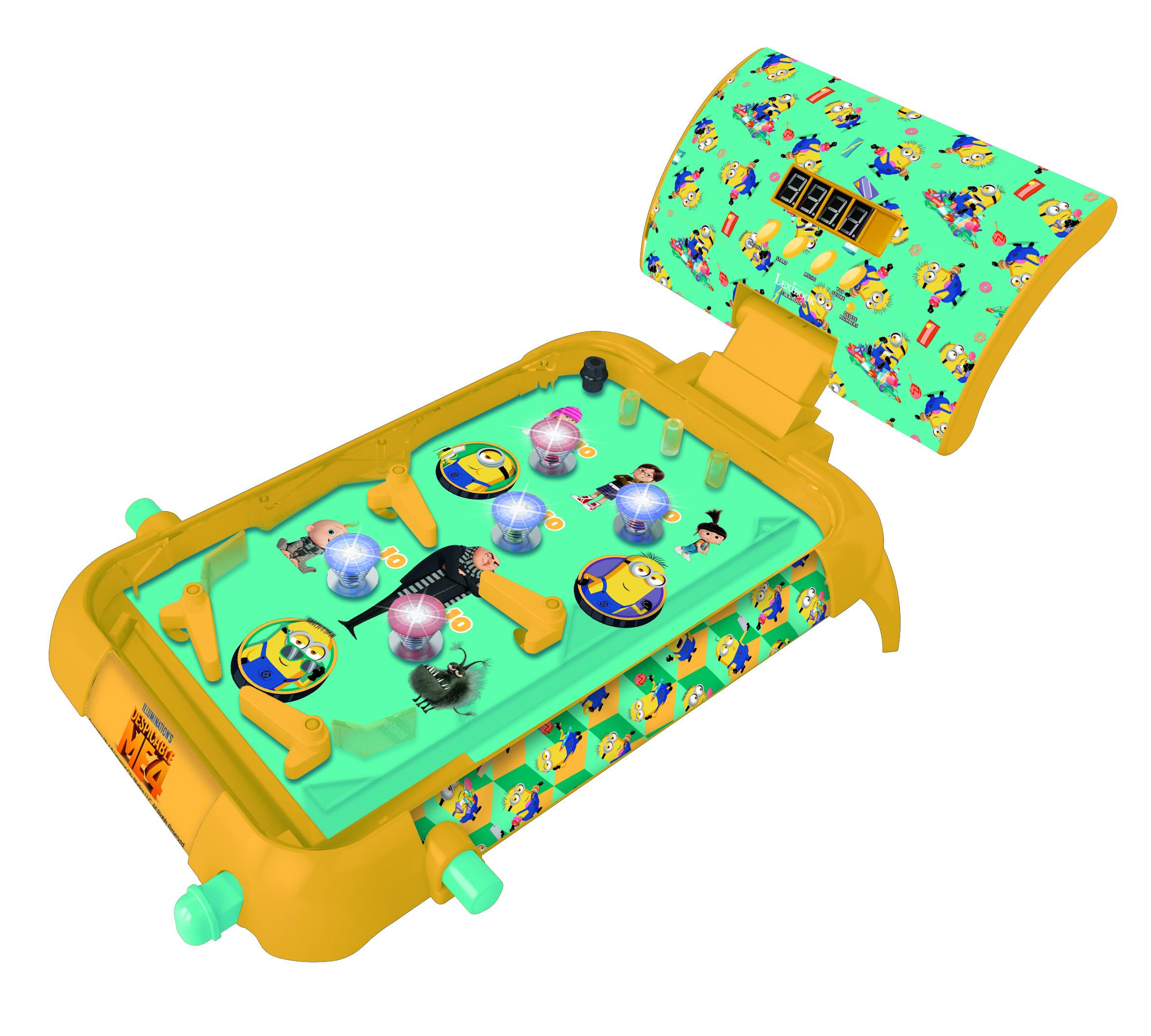 Flipper électronique de table Les Minions, LEXIBOOK