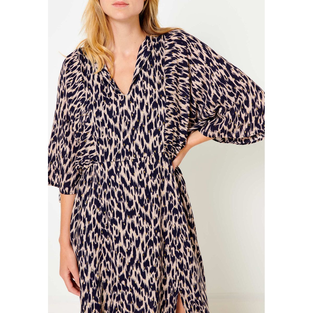 camaieu robe leopard