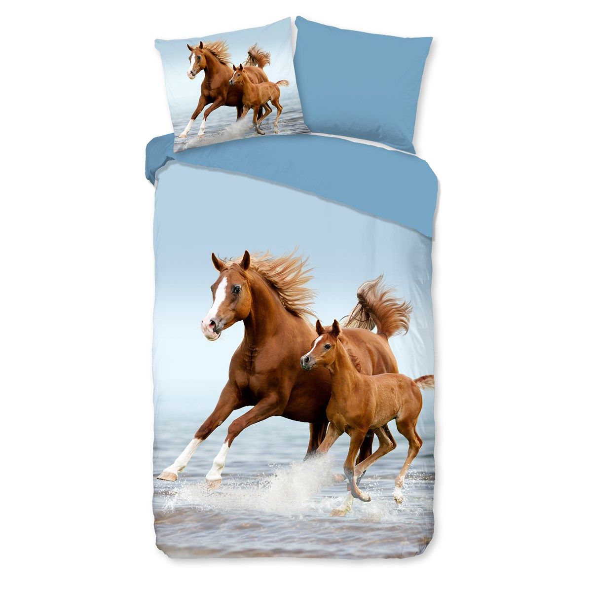 housse de couette chevaux